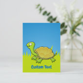 Schildkröte Postkarte (Stehend Vorderseite)