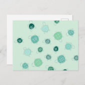 Schildkröte Postkarte (Vorne/Hinten)