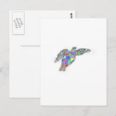Schildkröte Postkarte (Vorne/Hinten)