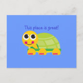 Schildkröte Postkarte (Vorderseite)