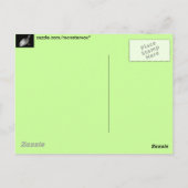 Schildkröte Postkarte (Rückseite)