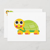 Schildkröte Postkarte (Vorne/Hinten)