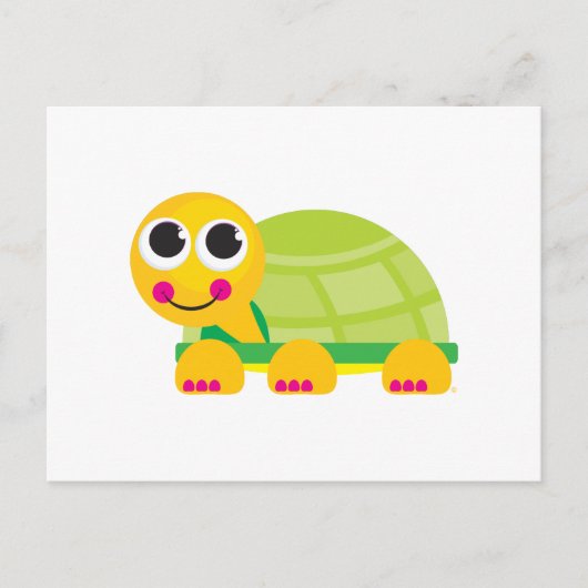Schildkröte Postkarte (Vorderseite)