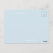 Schildkröte Postkarte (Rückseite)