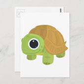 Schildkröte Postkarte (Vorne/Hinten)