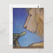 Schildkröte Postkarte (Vorne/Hinten)