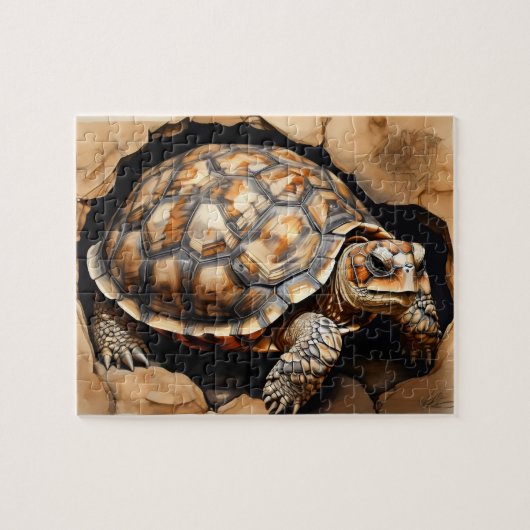 Schildkröte Puzzle (Horizontal)