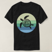 Schildkröte Retro Graphic T-Shirt (Design vorne)