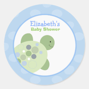 Schildkröte-Riff-runder kundenspezifischer Runder Aufkleber