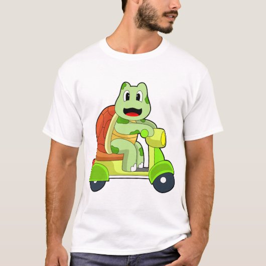 Schildkröte Roller T-Shirt (Vorderseite)