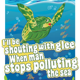 Schildkröte sagt.. 'Ich schreie in Glee' T-Shirt