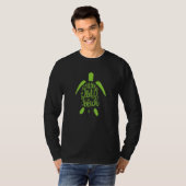 Schildkröte Salty Beach T-Shirt (Vorne ganz)