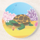 Schildkröte Sandstein Untersetzer (Vorne)
