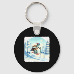 Schildkröte schlängelt sich durch Icy Gates währen Schlüsselanhänger