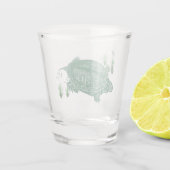 Schildkröte Schnapsglas (Rückseite)