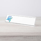 Schildkröte Schreibtischnamensplakette (Vorderseite )