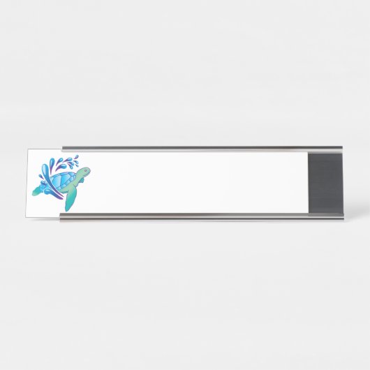 Schildkröte Schreibtischnamensplakette (Vorderseite )