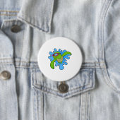Schildkröte Schwimmen Schwimmbrille Button (Beispiel)