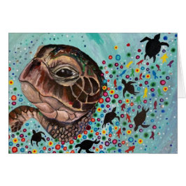Schildkröte: Seer-of-the-Seas-Notecard