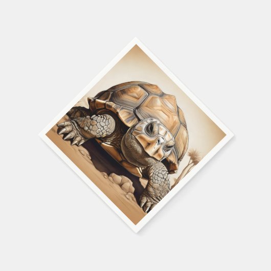 Schildkröte Serviette (Ecke)