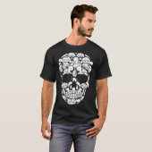Schildkröte Skeleton Halloween Kostümschildkröte S T-Shirt (Vorne ganz)