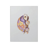 Schildkröte spielerisch Adorable Fun Tier farbenfr Notizblock (Rotiert)