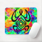 Schildkröte-Symmetrie Tiedye Mousepad (Mit Mouse)