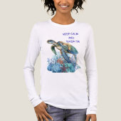 Schildkröte T-Shirt Tri-Blend Shirt (Vorderseite)