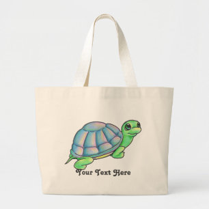 Schildkröte-Taschen-Tasche Jumbo Stoffbeutel
