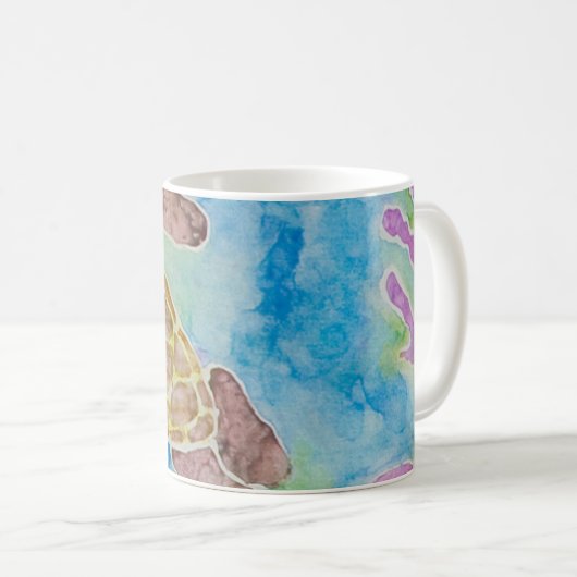 Schildkröte-Tasse 2 Kaffeetasse (VorderseiteRechts)