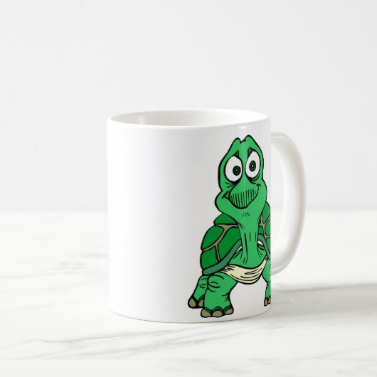 Schildkröte-Tasse Kaffeetasse (VorderseiteRechts)