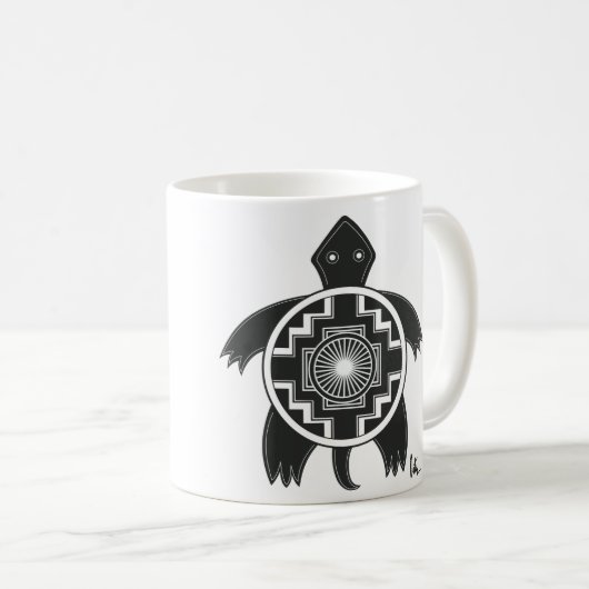 Schildkröte-Tasse Kaffeetasse (VorderseiteRechts)