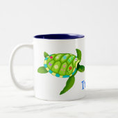 Schildkröte-Tasse Zweifarbige Tasse (Links)