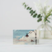 Schildkröte-Tauben - Liebe und Treue Visitenkarte (Stehend Vorderseite)