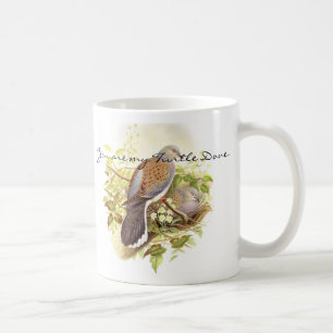 Schildkröte-Tauben-Vogel-Tier-Tier-Tasse Kaffeetasse