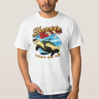 Schildkröte-Tauchen-Bar T-Shirt