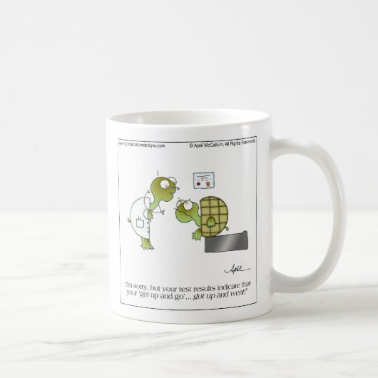 SCHILDKRÖTE-THERAPIE bis April McCallum Kaffeetasse (Rechts)