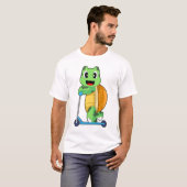 Schildkröte Trittroller T-Shirt (Vorne ganz)