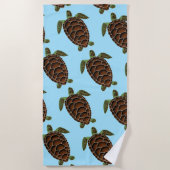 Schildkröte-Tuch Strandtuch (Vorderseite)