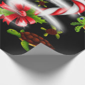 Schildkröte| Türkische Süßigkeiten Weihnachten Geschenkpapier (Ecke)