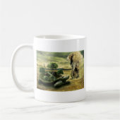 SCHILDKRÖTE UND ELEFANT KAFFEETASSE (Links)