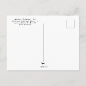 Schildkröte und Heron South Carolina Postkarte (Rückseite)