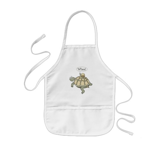 Schildkröte und Schnecke Weee! Geschenk der Mutter Kinderschürze (Vorne)