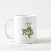 Schildkröte und Schnecke. Whee! Kaffeetasse (Links)