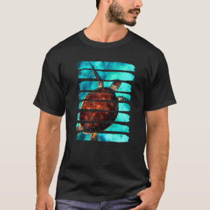 Schildkröte Unterwassersee Natur Tiervergnügen T-Shirt