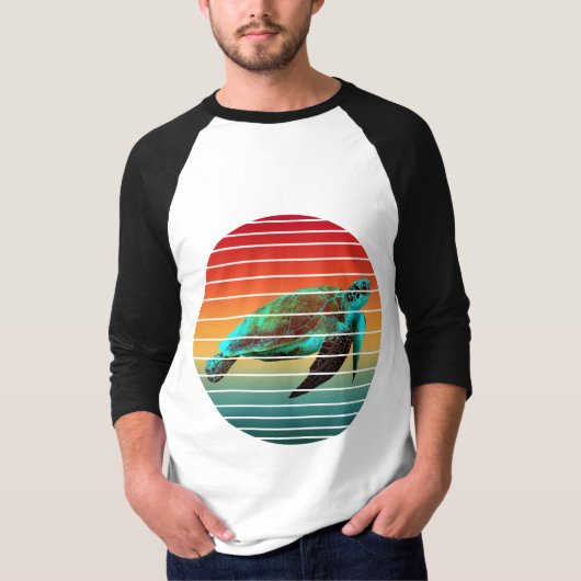 Schildkröte Vintag T-Shirt (Vorderseite)