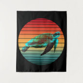 Schildkröte Vintag Wandteppich (Vorderseite)