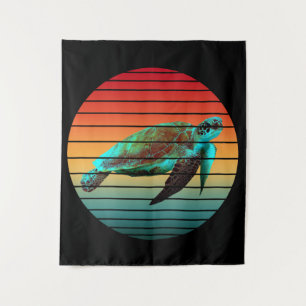 Schildkröte Vintag Wandteppich