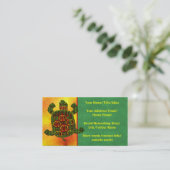 Schildkröte Visitenkarte (Stehend Vorderseite)