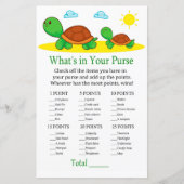 Schildkröte Was ist in Ihrem Geldbeutel Baby Dusch (Vorderseite)